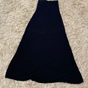 Black maxi skirt, size - small